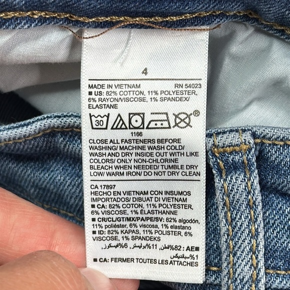 Old Navy Rock Star Mid Rise Super Skinny Jeans Size 4 - Picture 10 of 11